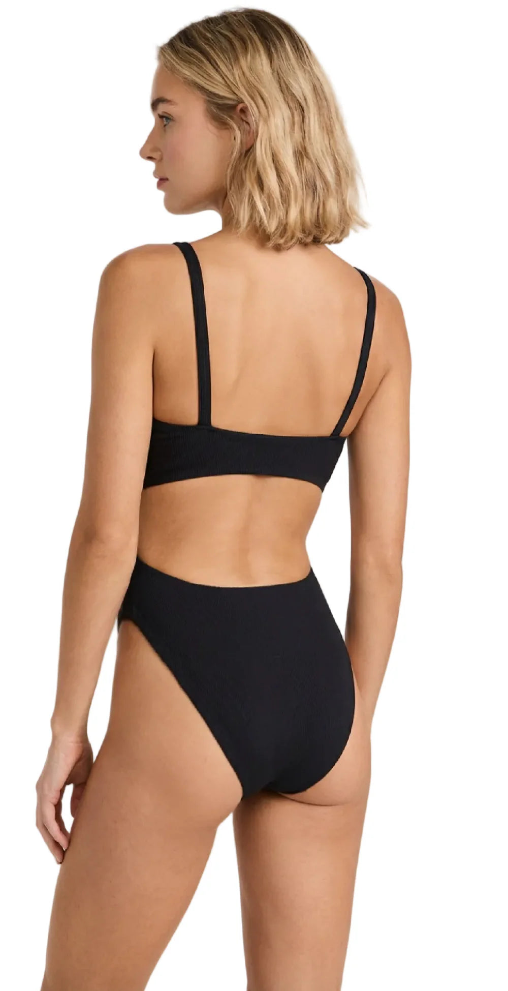Paola High Leg One Piece - Onyx by Maxine Yachtwear