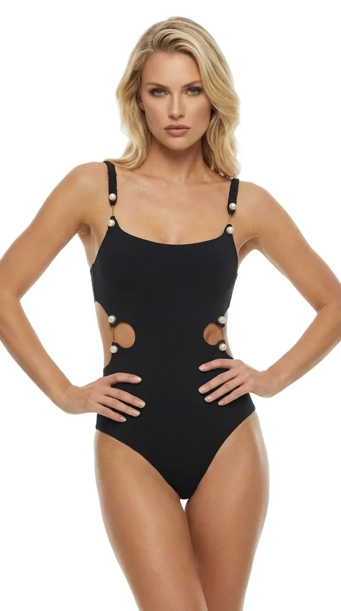 Paola Signature One Piece - Onyx by Maxine Yachtwear