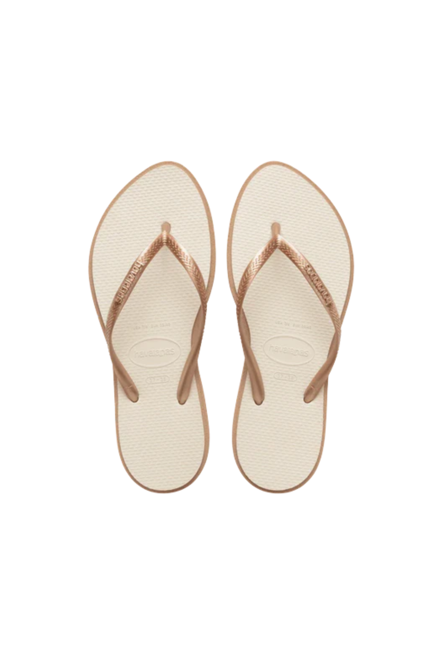 Slim Point Sandal - Rose Gold Beige by Havaianas