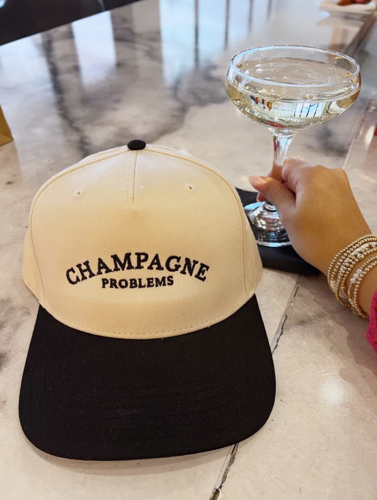 Champagne Problems Vintage Hat
