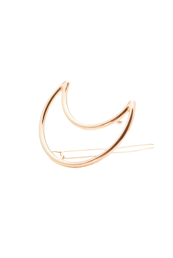 Crescent Moon Hair Clip ~ by Salty Cali