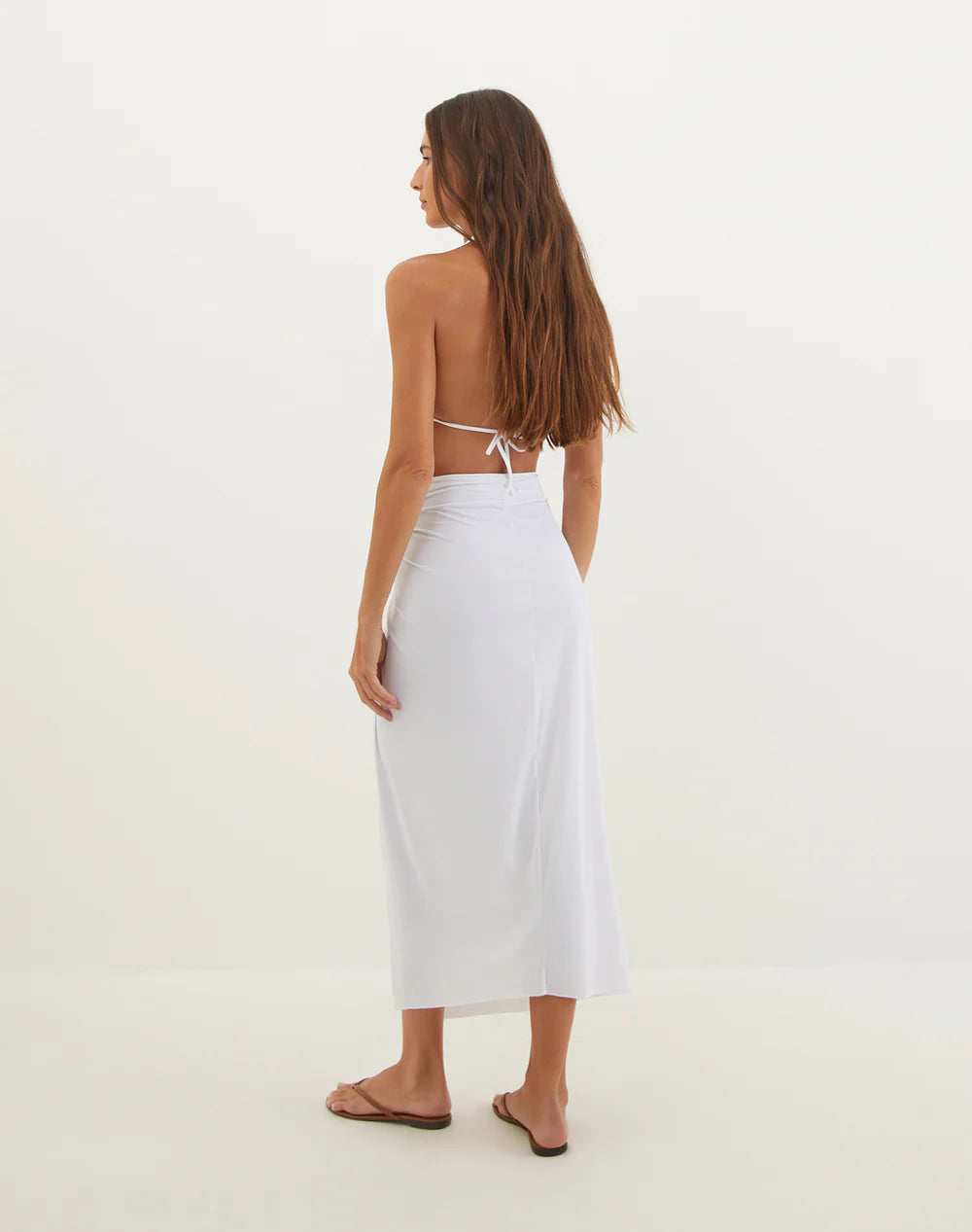 Karen Midi Skirt - Off White By Vix Paula Hermanny