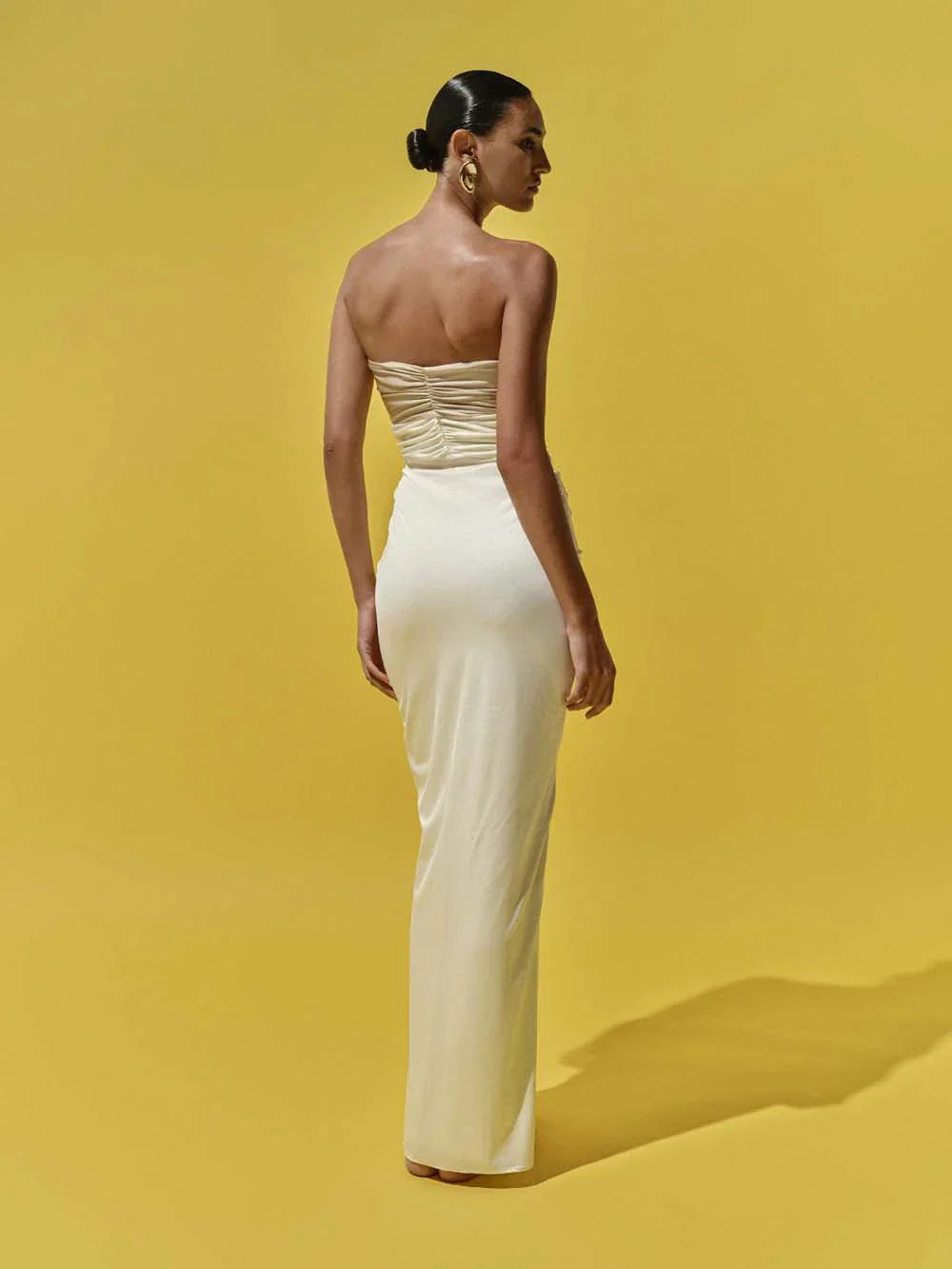 Giselle Maxi Dress - Marble Ivory by Baobab