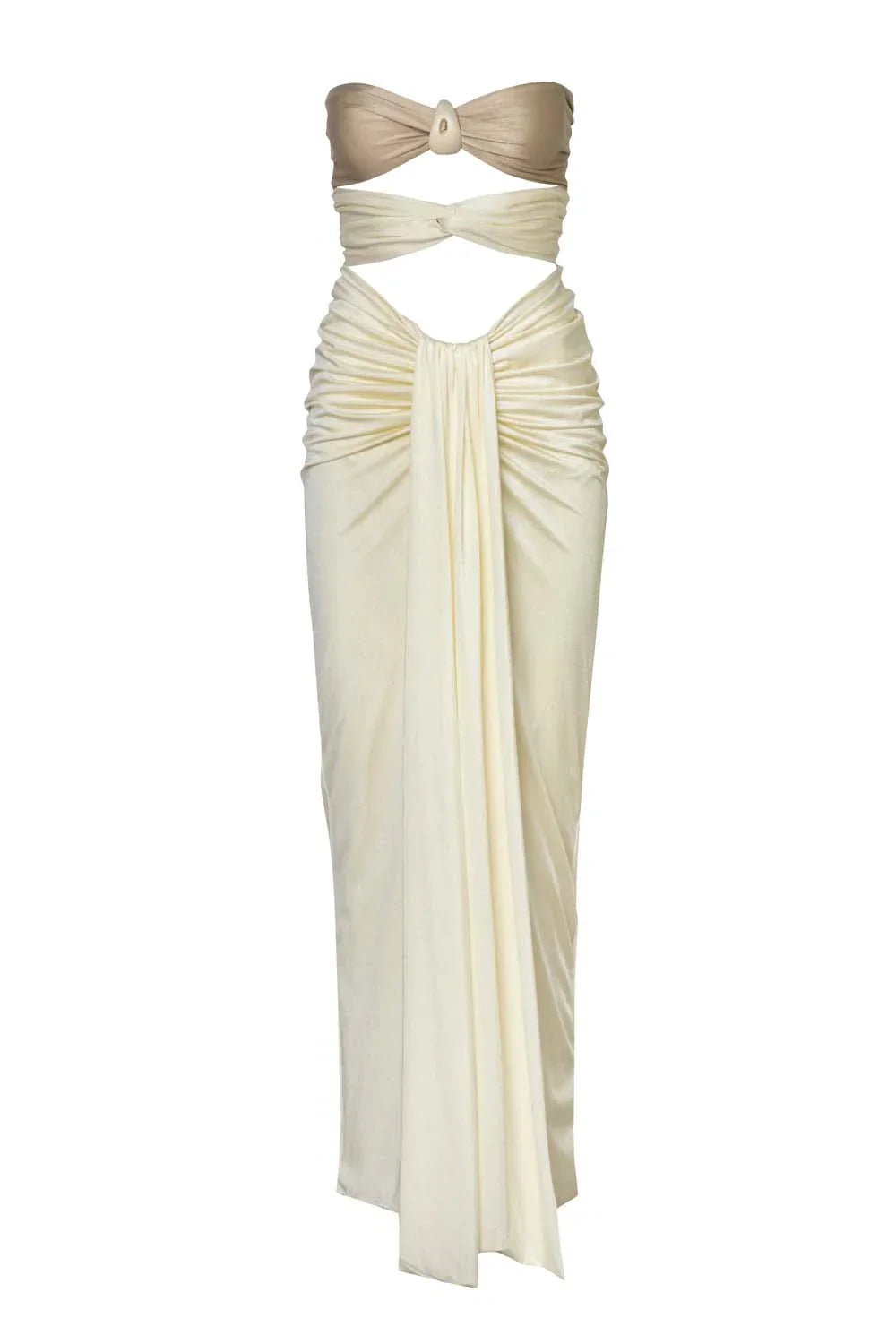 Giselle Maxi Dress - Marble Ivory by Baobab