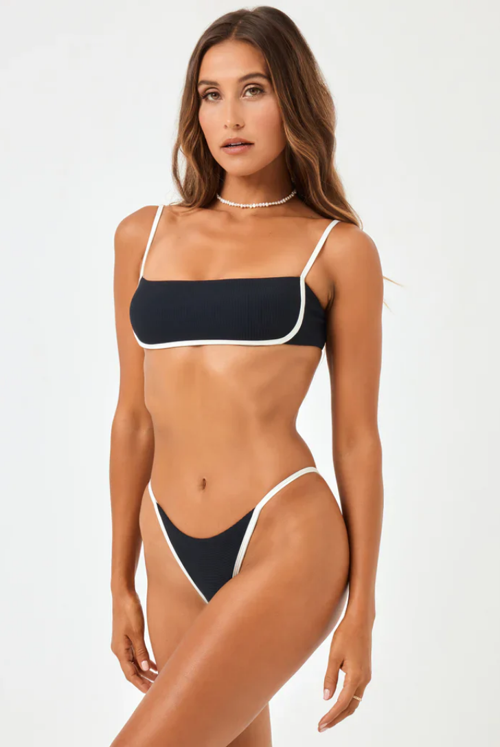Ribbed Hazel Bikini Top & Ribbed Jay Bikini Bottom by L*Space