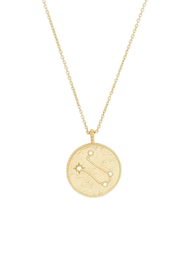 Opalite Gemini Astrology Coin Necklace by Gorjana