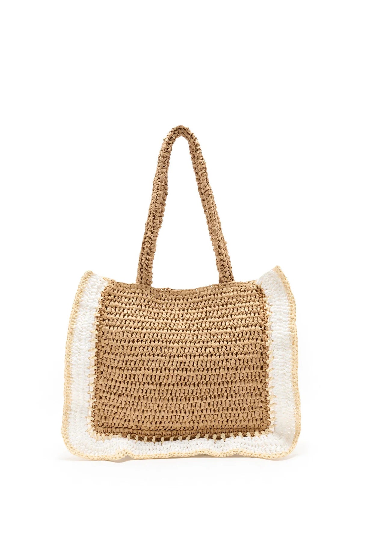 Kamila Bag in Natural/White by Nikki Beach