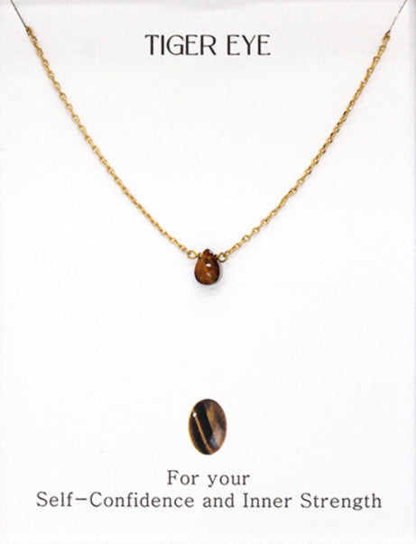 Dainty Stones Necklaces by Triad Collection