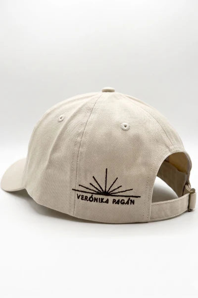 NMJC Minimal - Ivory & Chocolate Cap with PR Flag by VP
