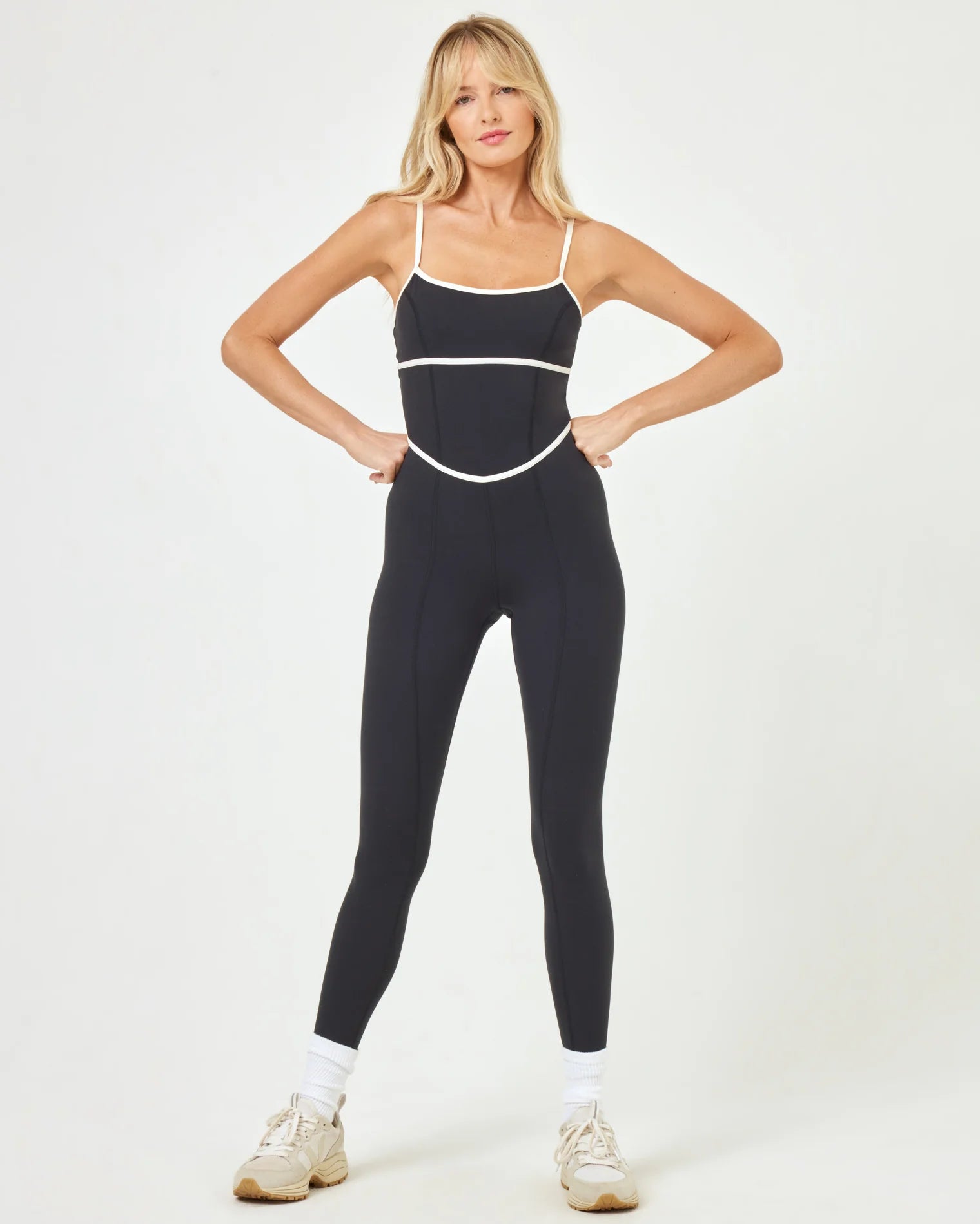 Ace Jumpsuit - Black/Cream by L*Space