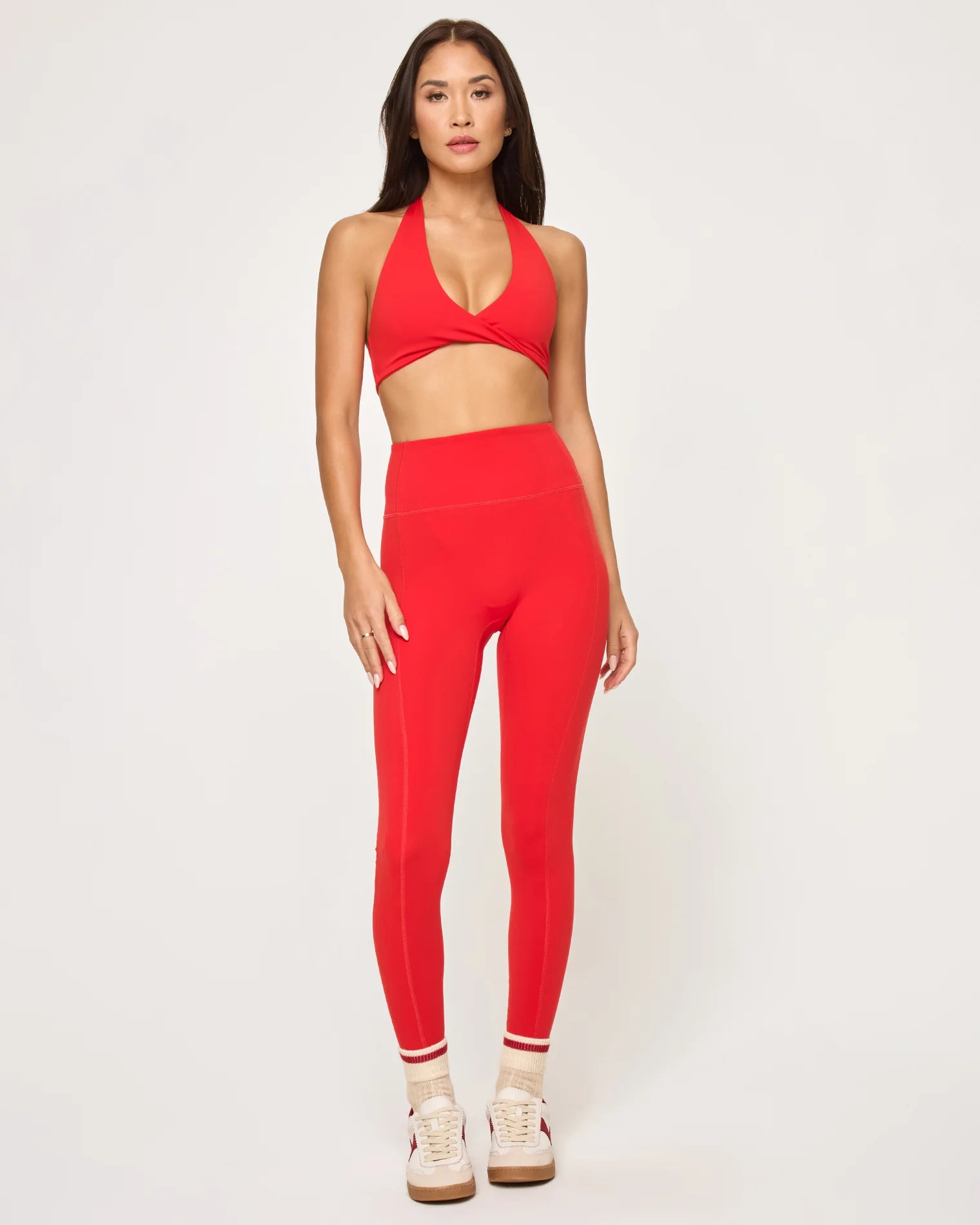 Jeanne Bra & Level Up Legging Set-Flame by L*Space