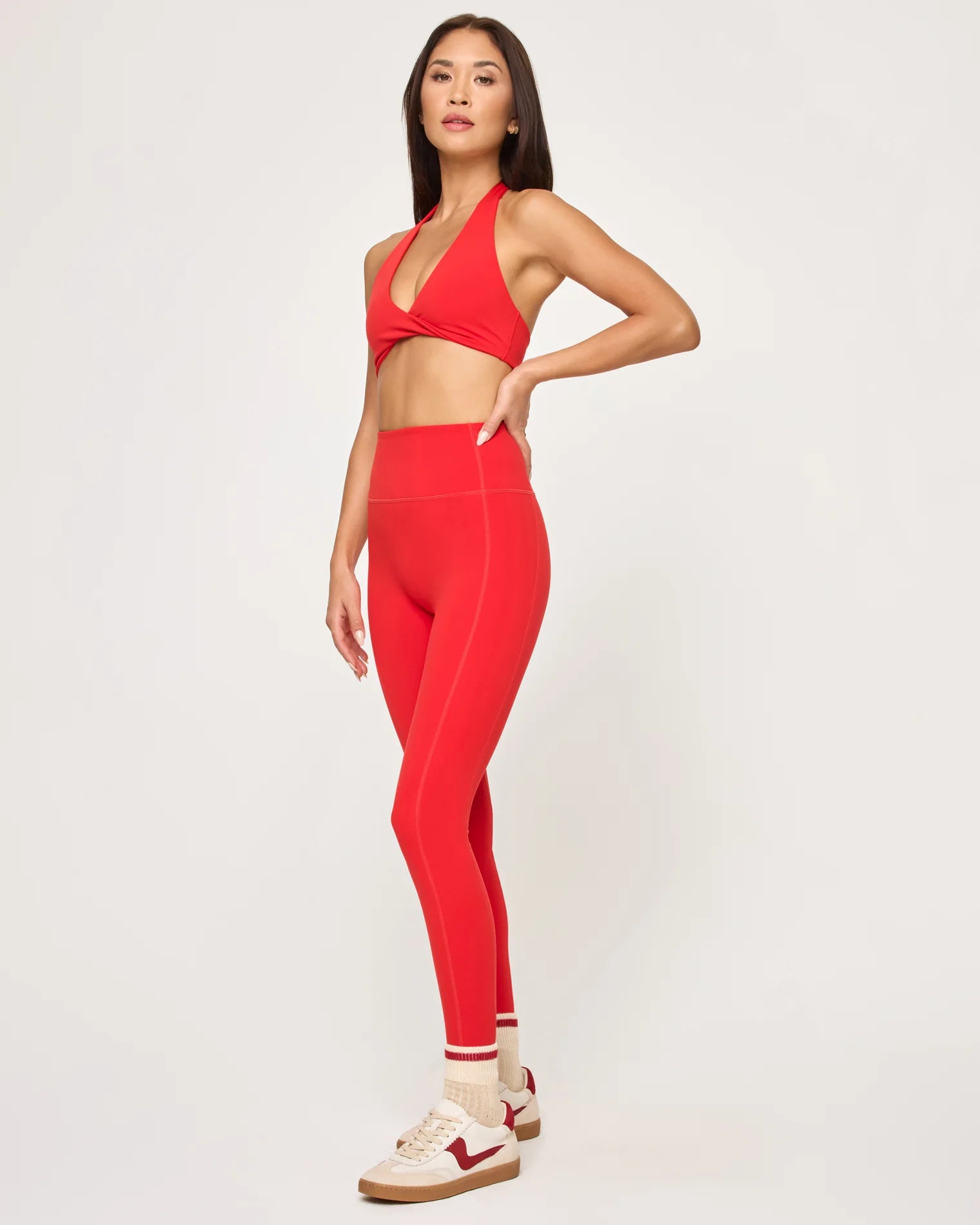 Jeanne Bra & Level Up Legging Set-Flame by L*Space