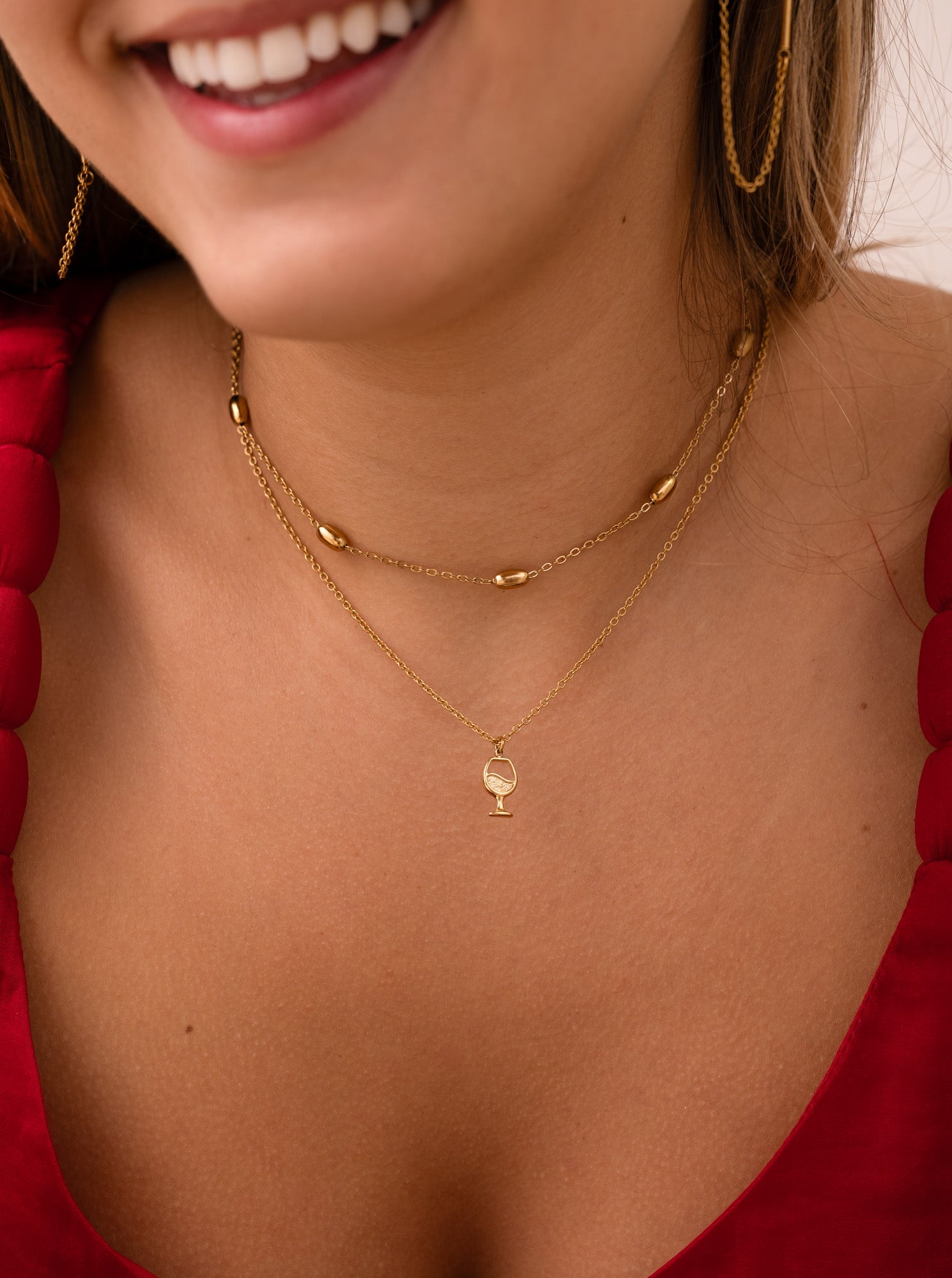 Wine Glass Necklace
