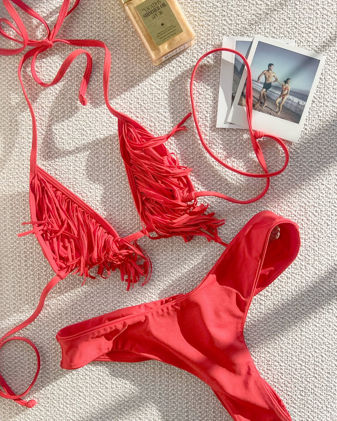 Sienna Bikini Top & Leilani Bikini Bottom - Flame by L*Space