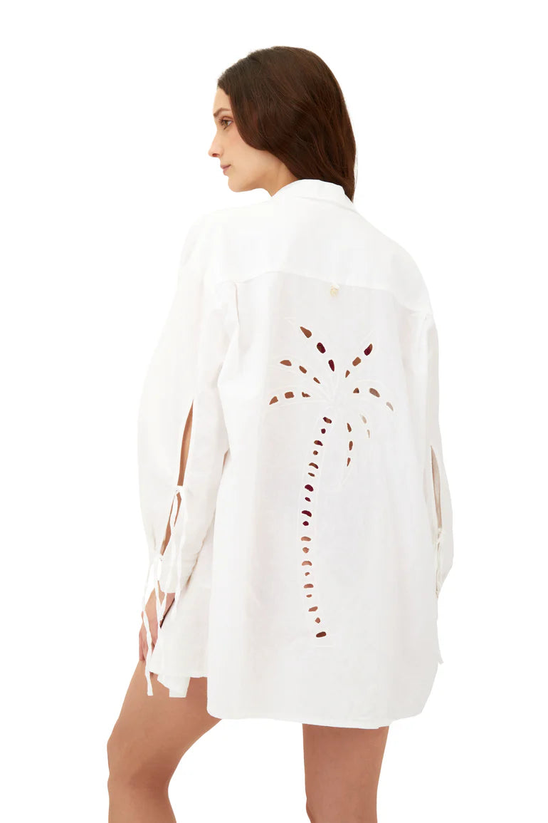 White Palmae Shirt by Malai