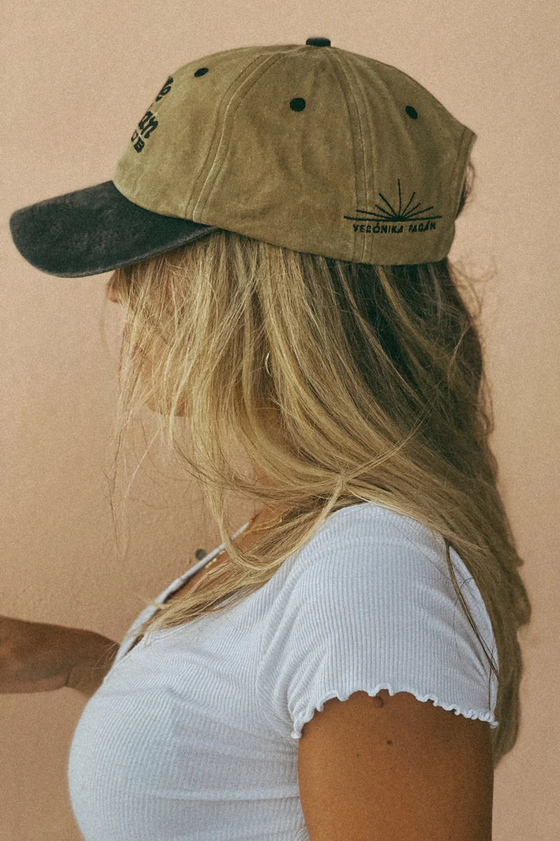 No Me Jodan Club | Cap | Vintage Khaki-Black by VP