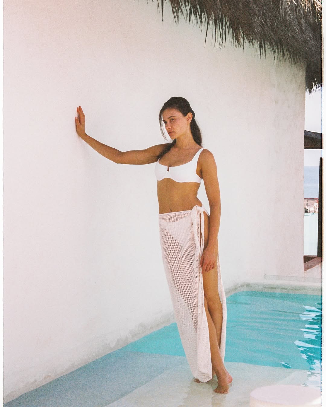 Soliel Sarong Skirt - Cream by L*Space