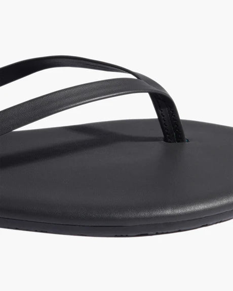 Lily Pigments in Washed Black- Flip Flops by Tkees