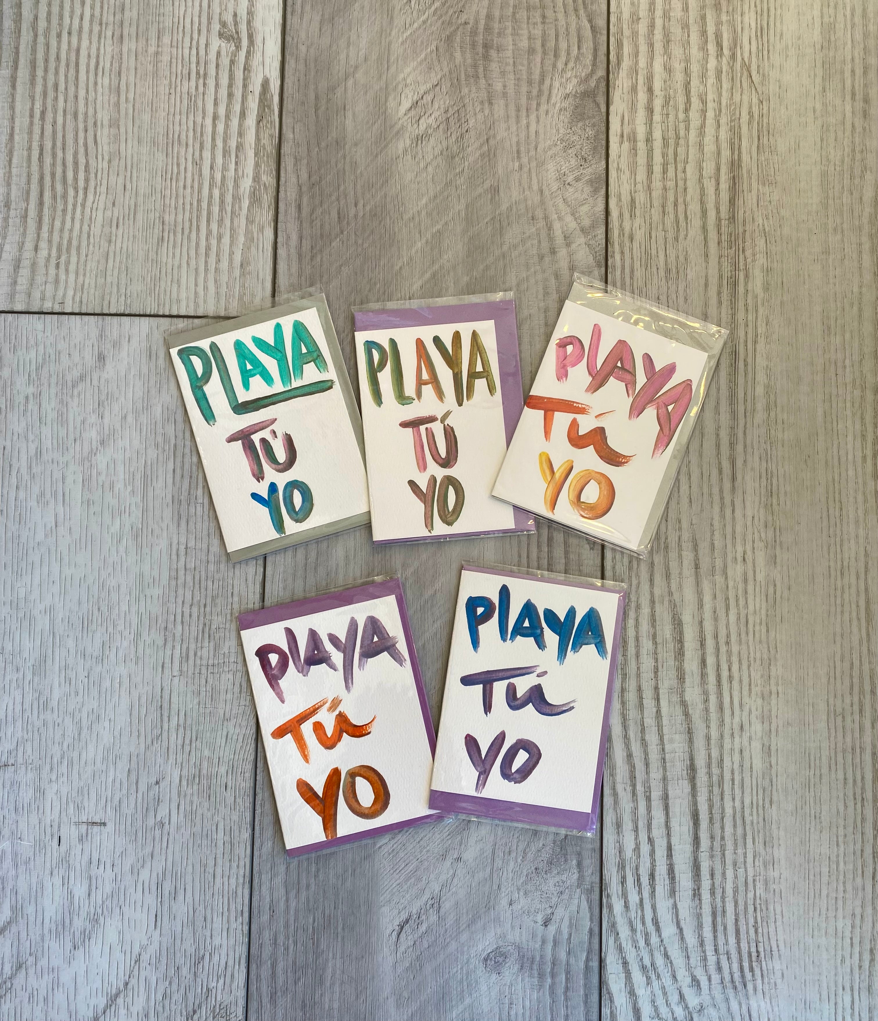 Playa Tú Yo Card by Just B Cuz x Indika