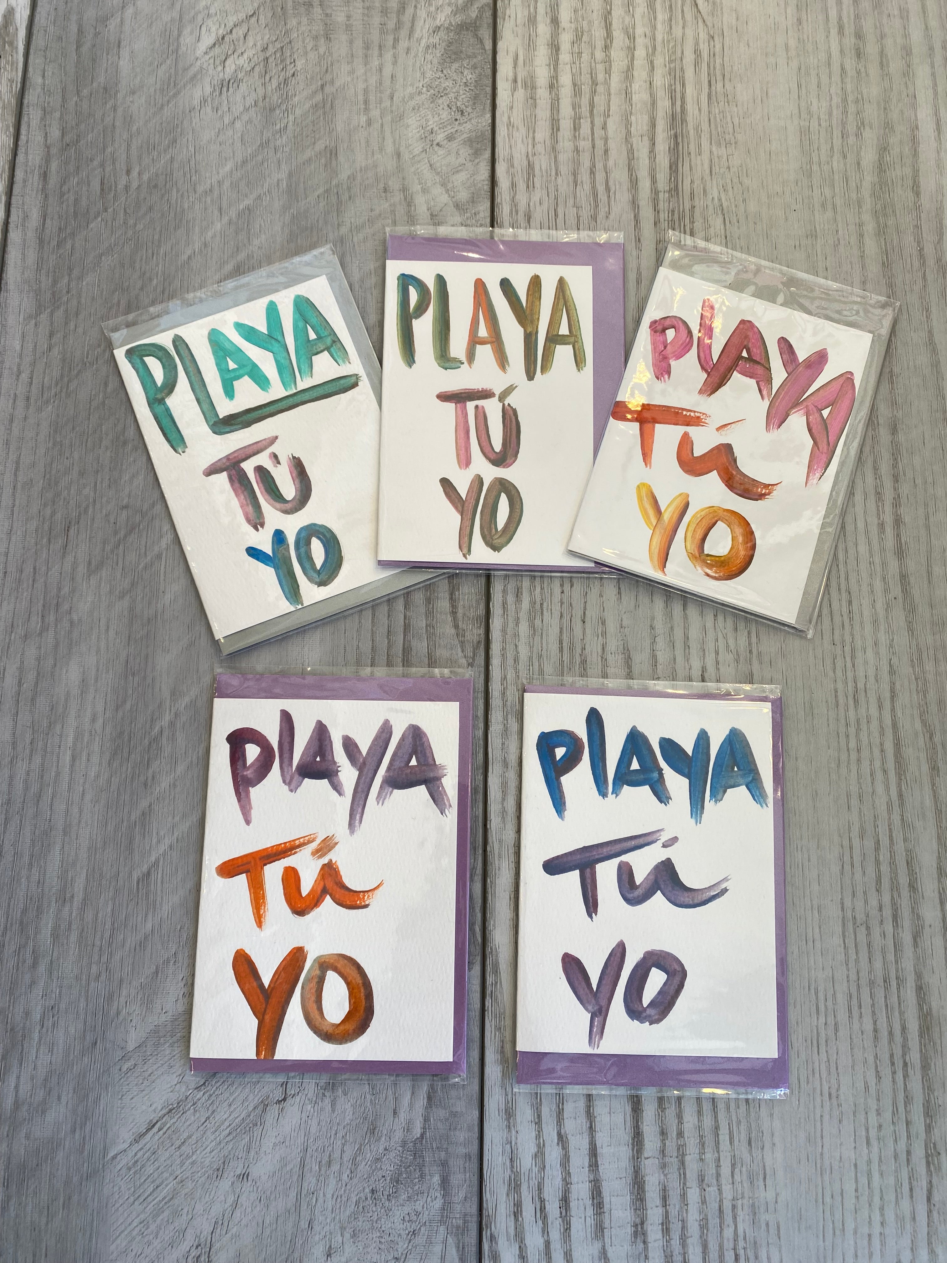Playa Tú Yo Card by Just B Cuz x Indika
