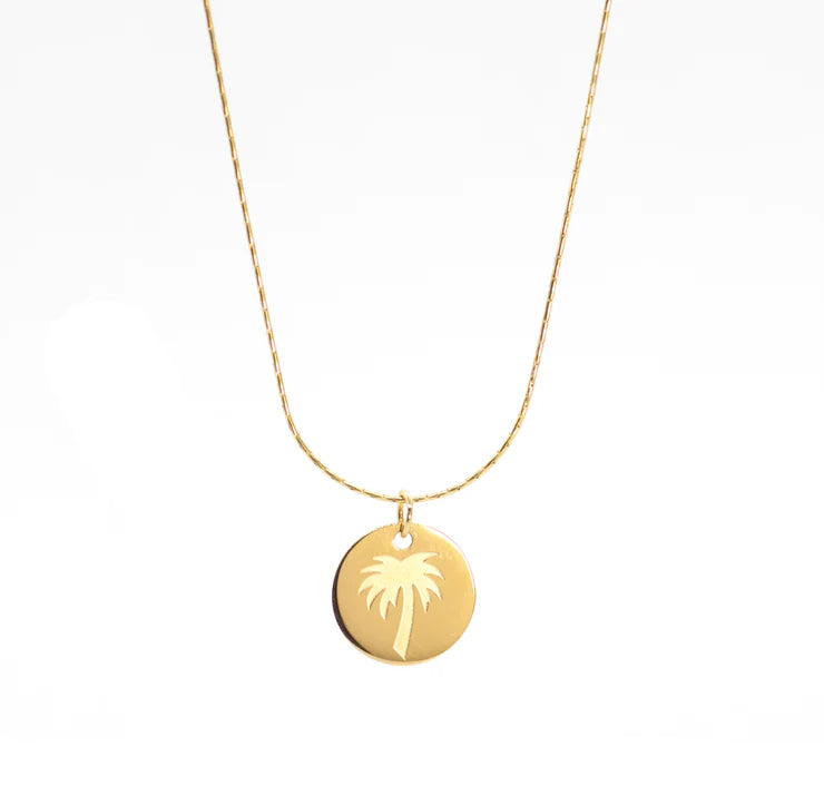Lil' Tokens~Palm necklace by Salty Cali