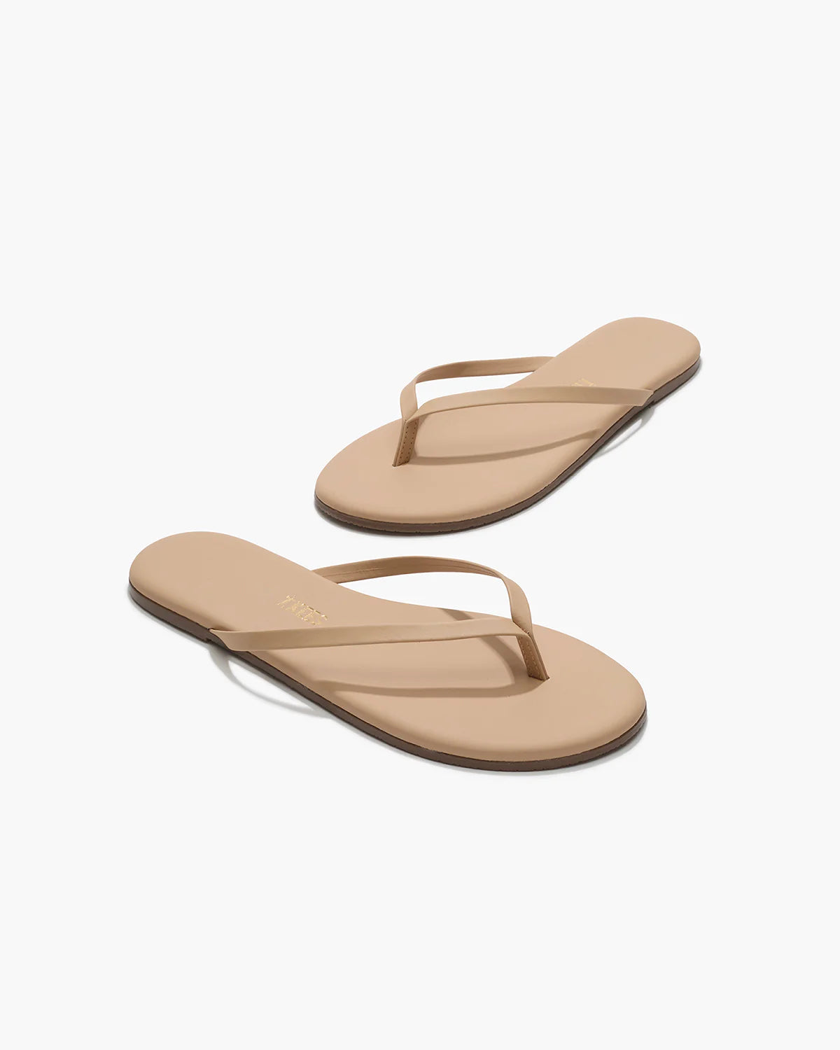 Lily Nudes Leather Flip Flops - Sunkissed by Tkees