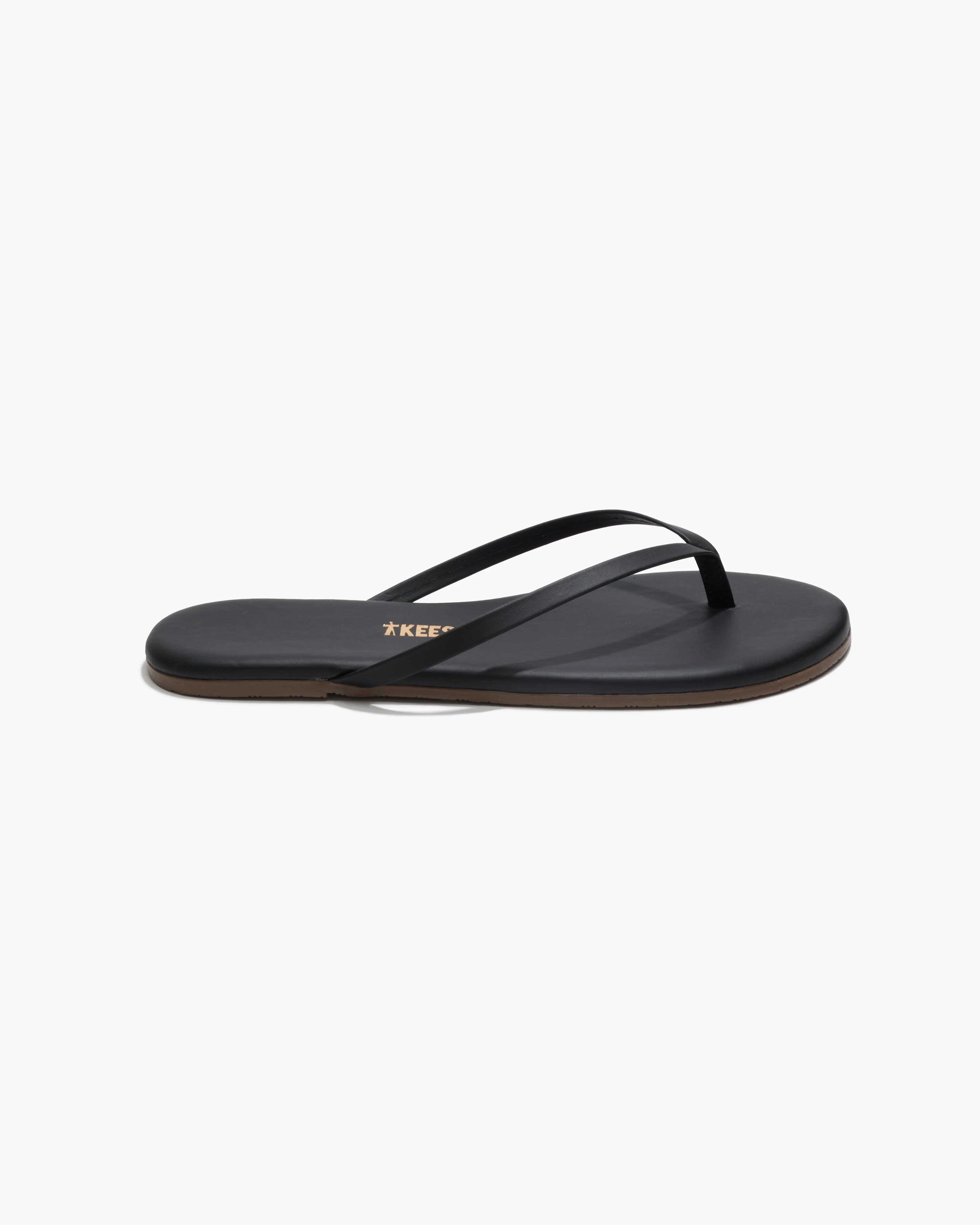 Lily Liners Leather Flip Flops - Sable by Tkees