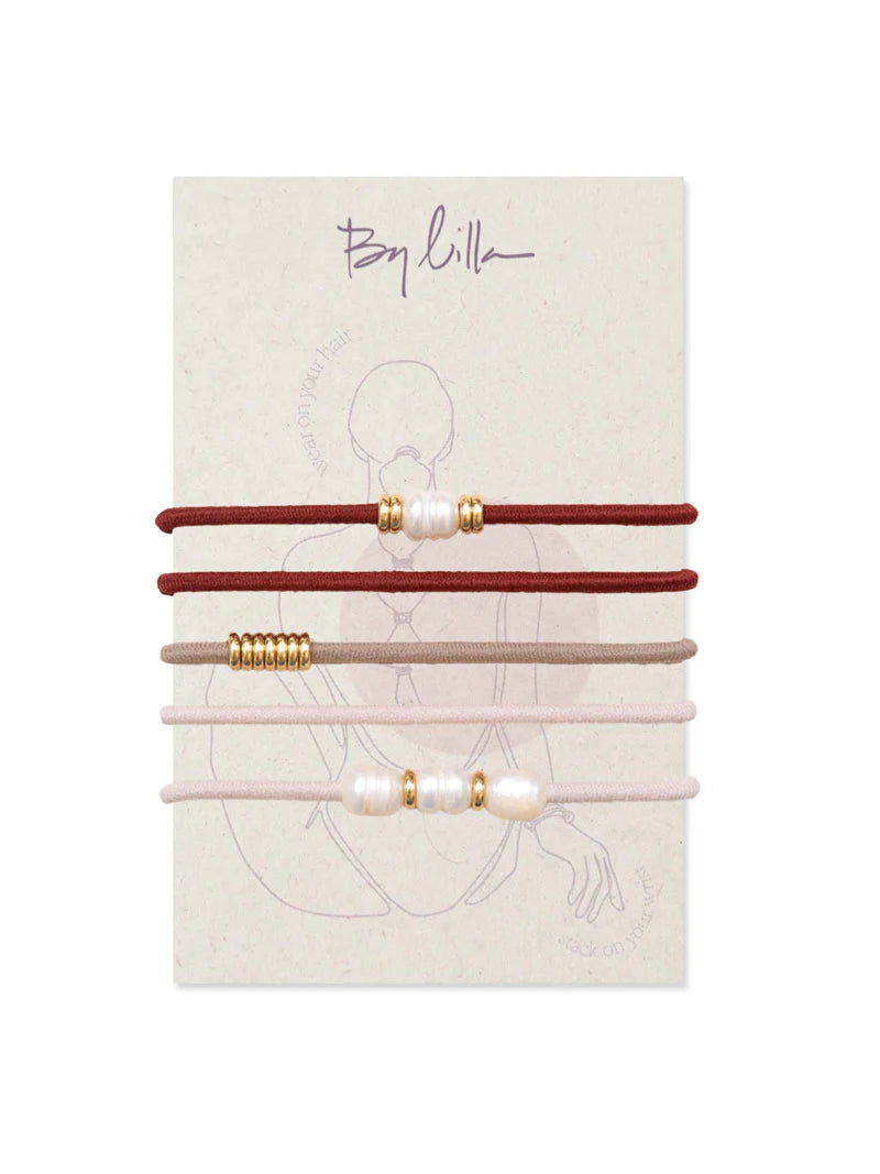 Mink Coat 5 Pack Bracelet/ Hairties