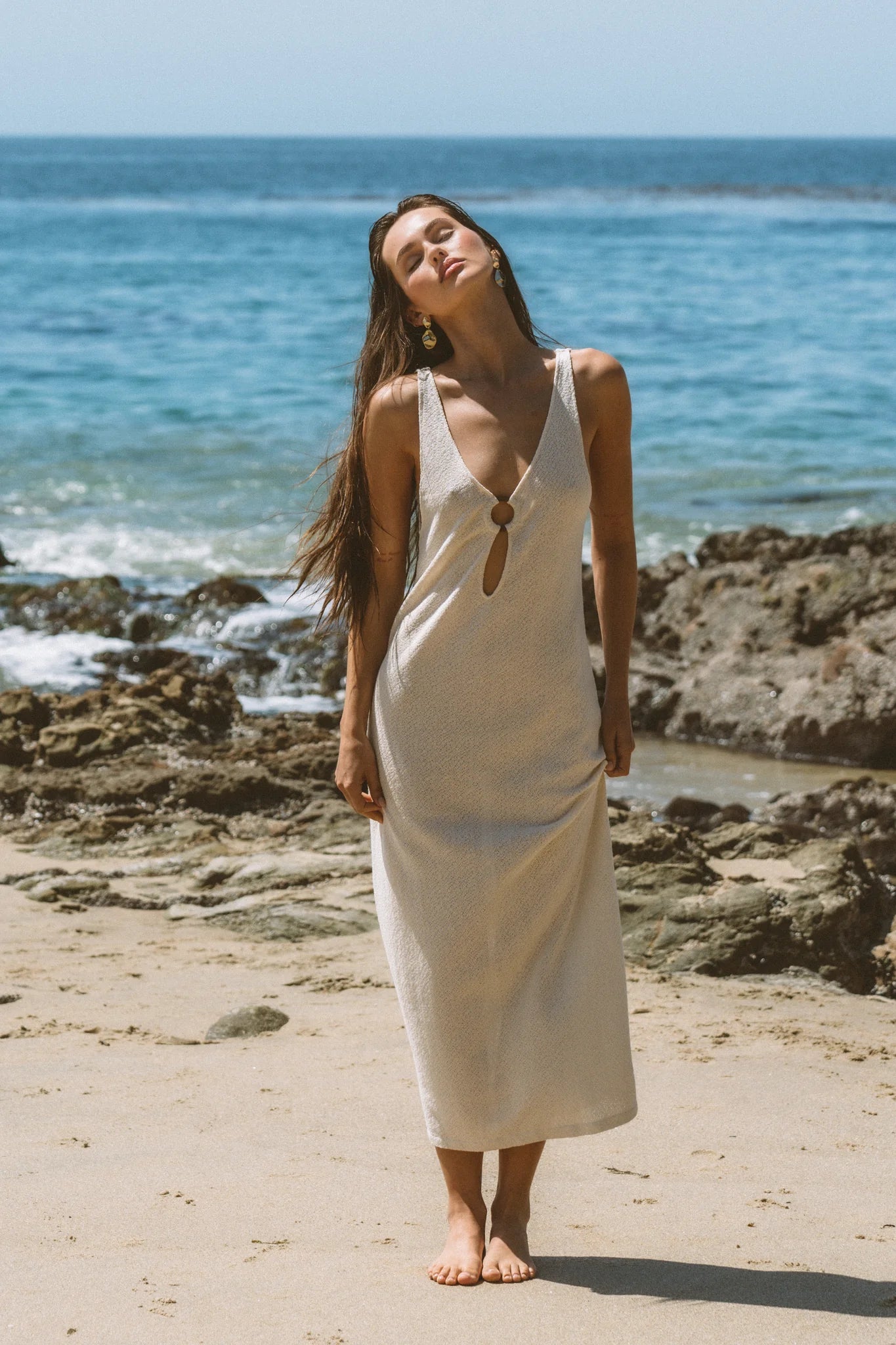 Ivory Ring Reef Dress by Malai