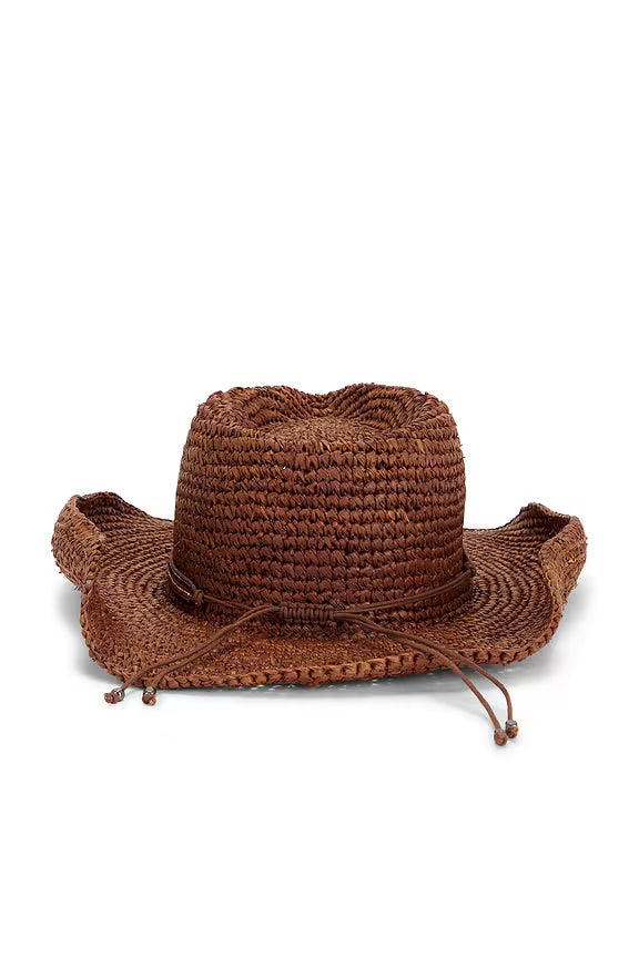 Ashley Hat - Brown by Nikki Beach
