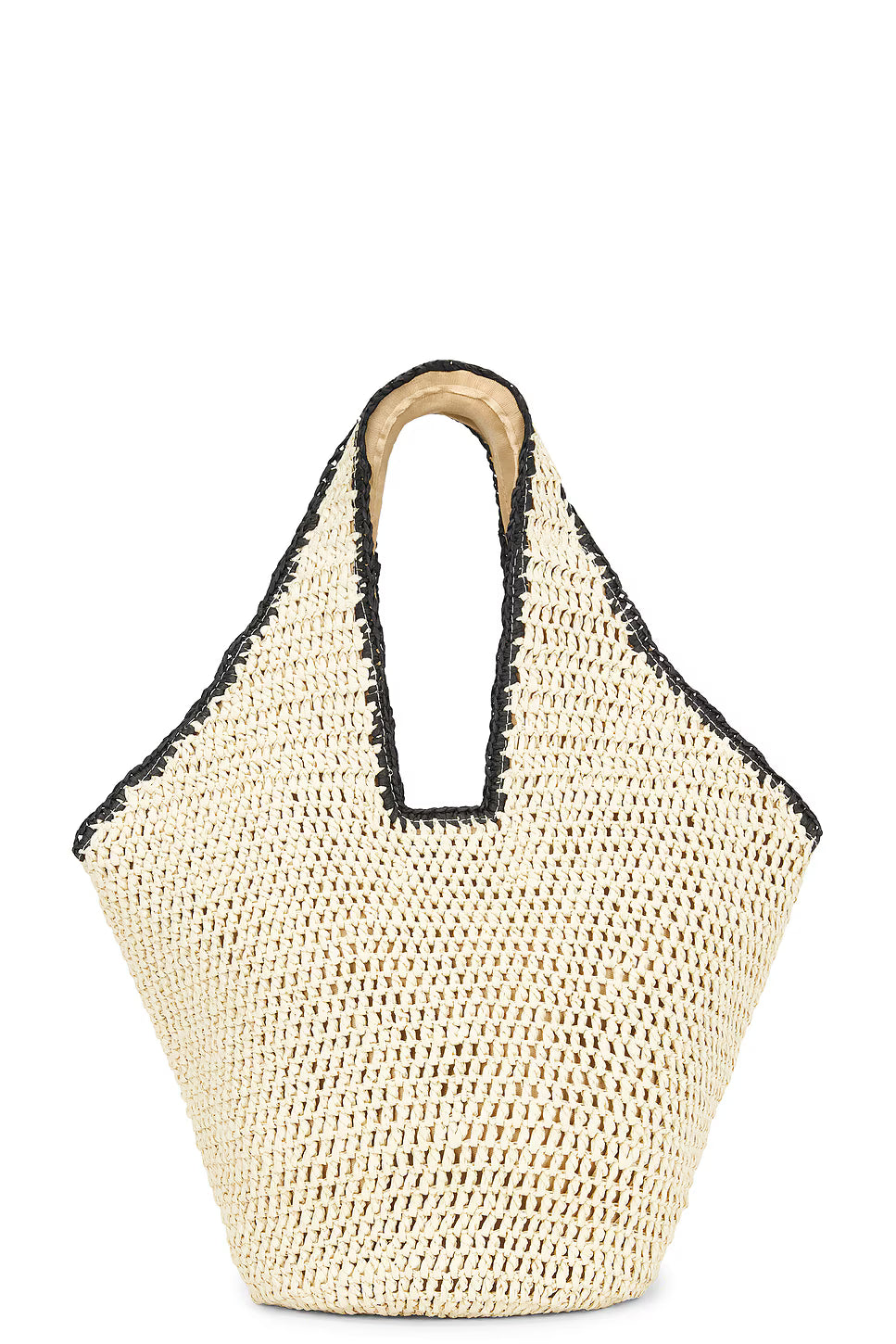Kayla Tote Bag - Natural/Black by Nikki Beach