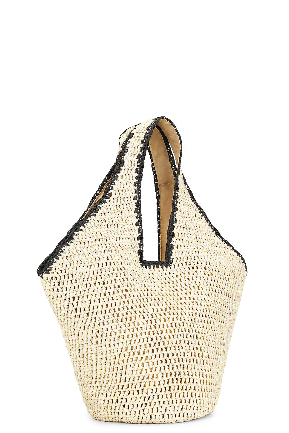 Kayla Tote Bag - Natural/Black by Nikki Beach