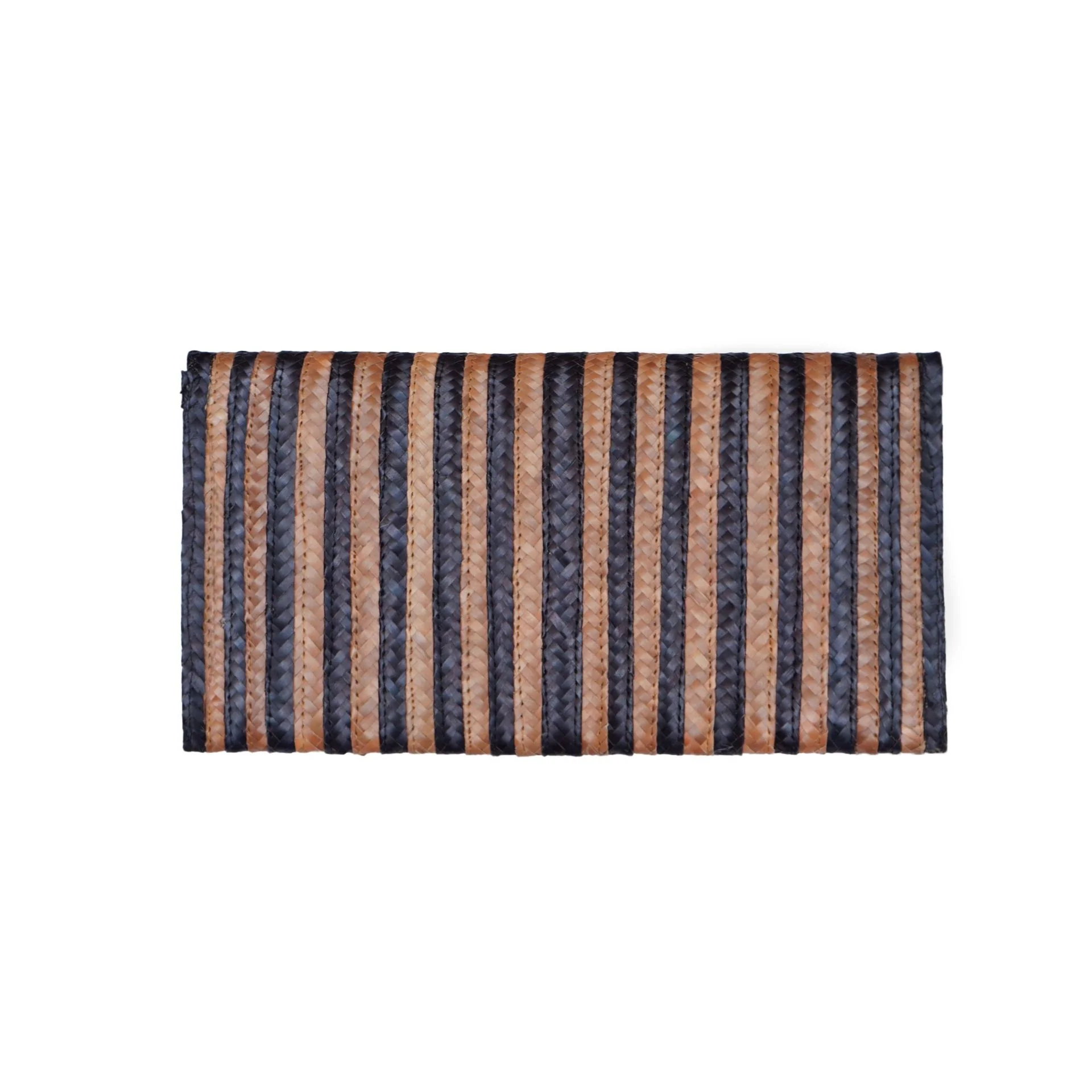 Brooke - Cream/Black Small Clutch