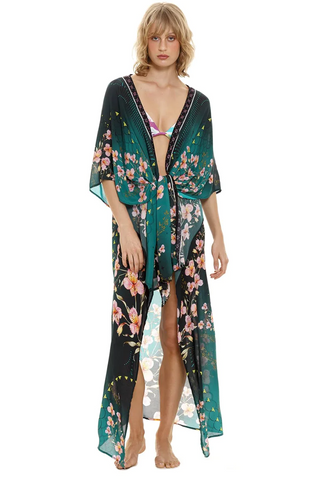 Catty Sarong Cover Up by Agua Bendita