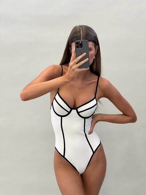 Danielle One Piece - White by We Wore What