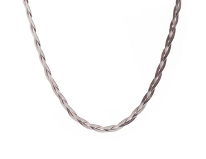 Braid Necklace Silver~ Salty Babes by Salty Cali