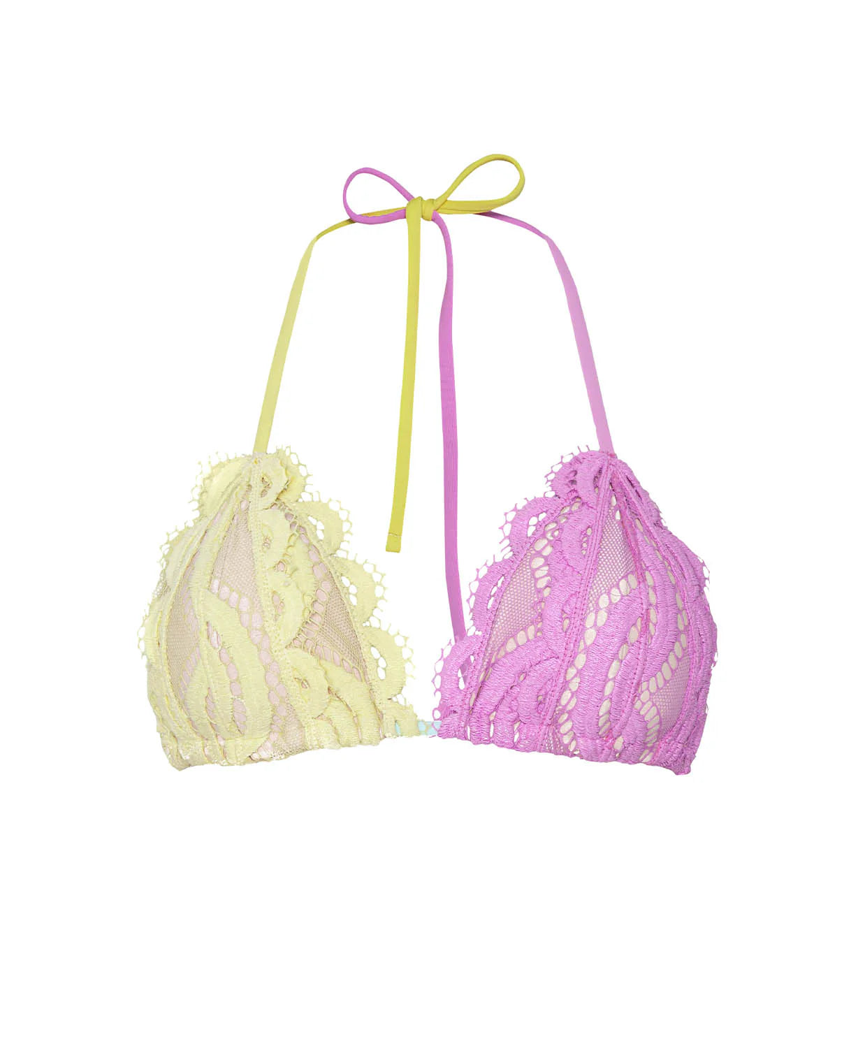 Sweet Pea Lace Tri Top & Sweet Pea Tie Side Teeny Bottom by PQ Swim
