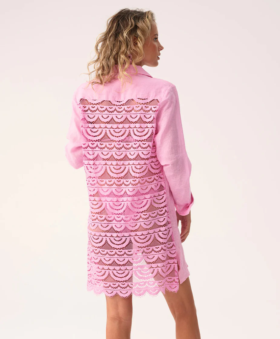 Millie Tie Cover Up - Wisteria Lace by PQ Swim