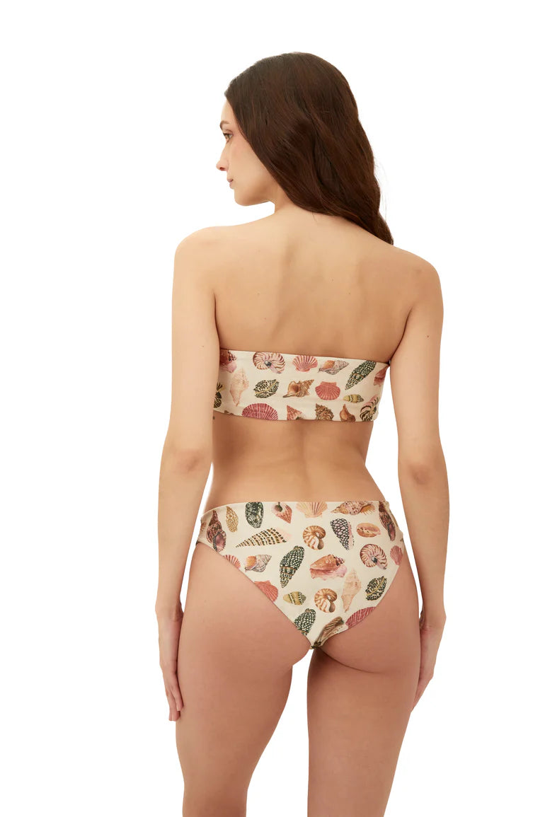 Seashell Cast Bandeau Top & Seashell Neo Paramount Bottom by Malai