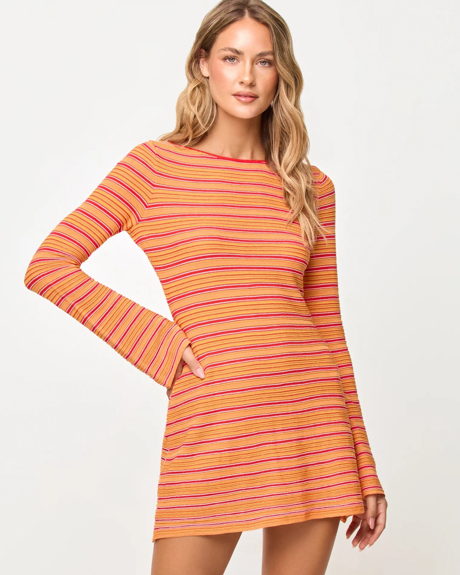 Tita Dress Chili Pepper Stripe x The Salty Blonde by L*Space