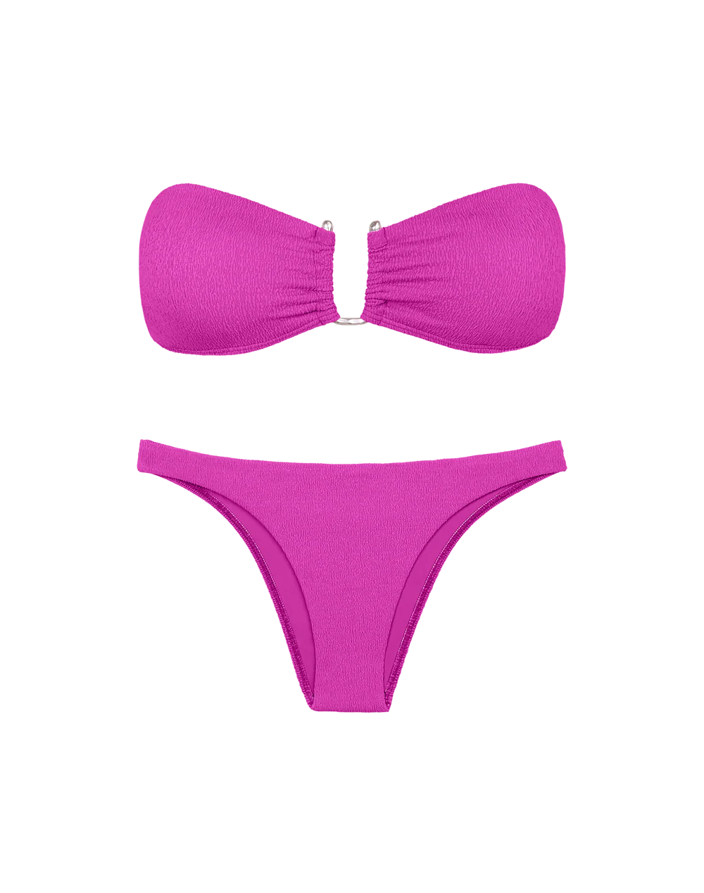 Firenze Jill Square Bandeau Top & Firenze Basic Bottom- French Rose By Vix Paula Hermanny