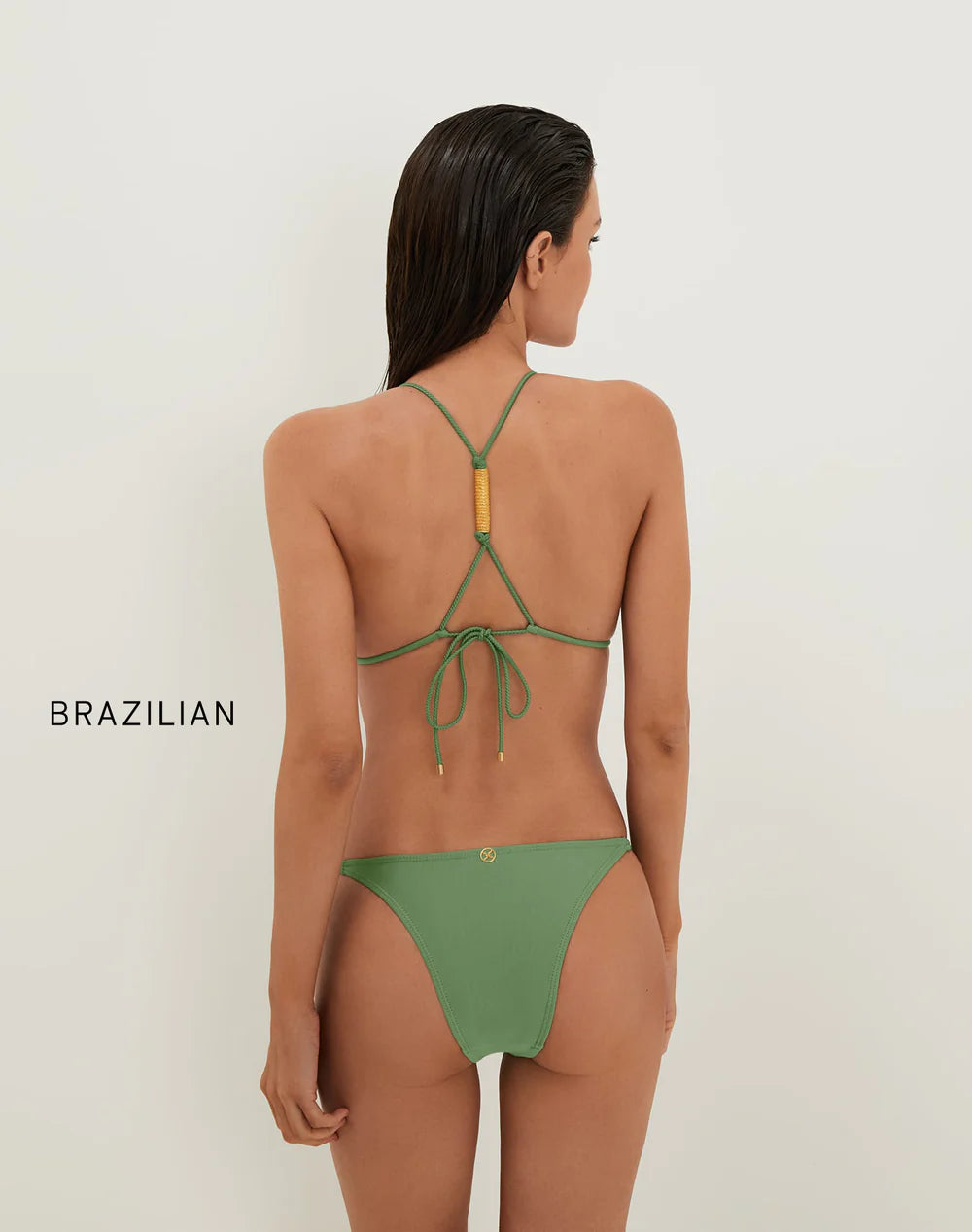 Matte Stacy T Back Tri Top & Matte Stacy Bottom - Harbor By Vix Paula Hermanny