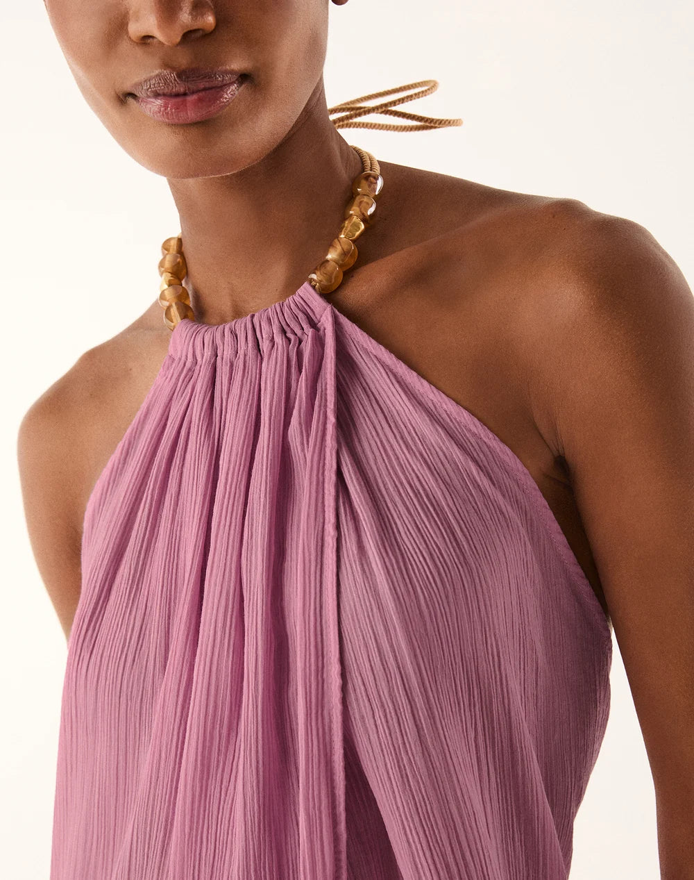 Cloe Long Cover Up - Pink By Vix Paula Hermanny
