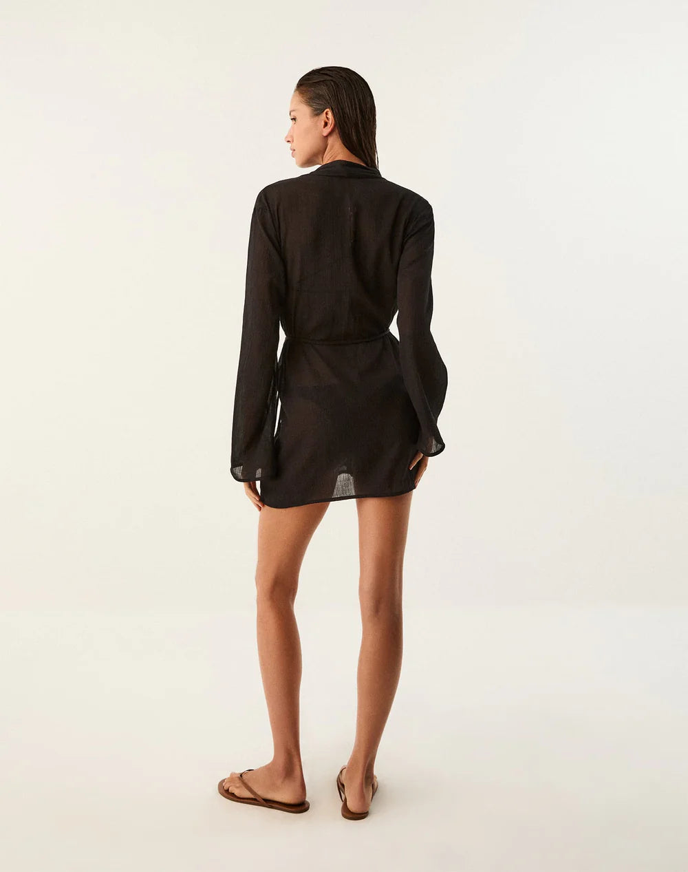 Yana Short Cover Up - Black By Vix Paula Hermanny