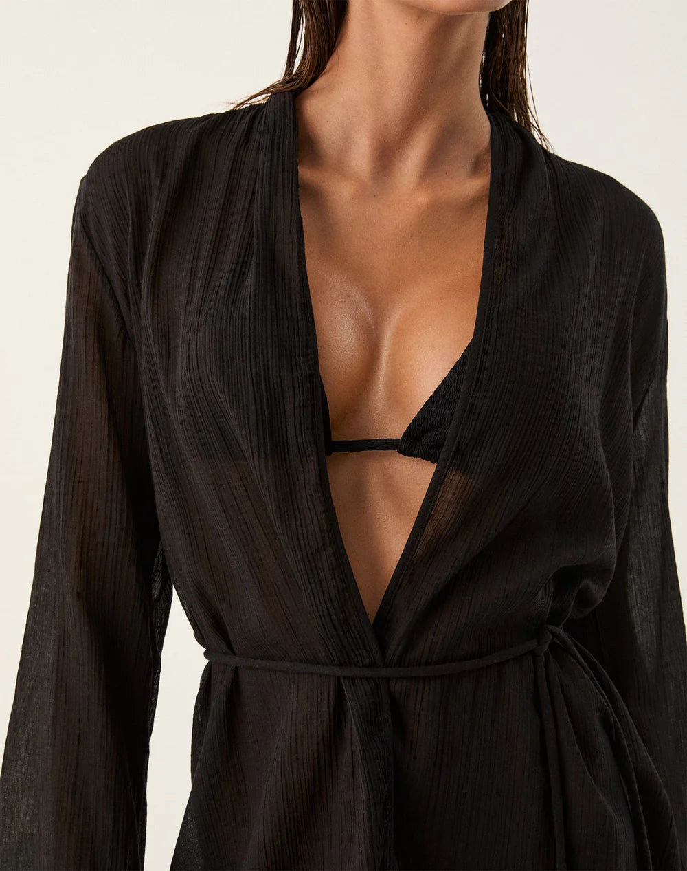 Yana Short Cover Up - Black By Vix Paula Hermanny