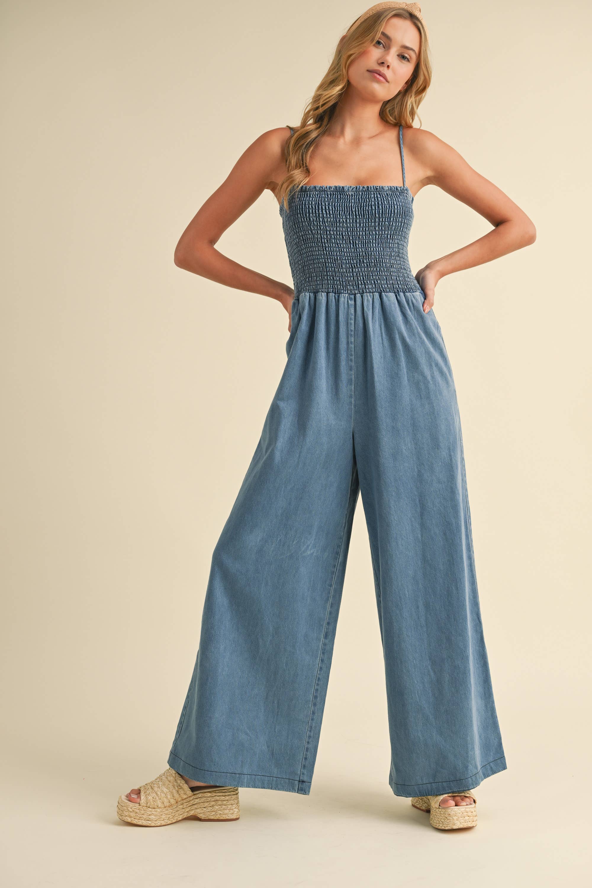 Zoey Denim Jumpsuit