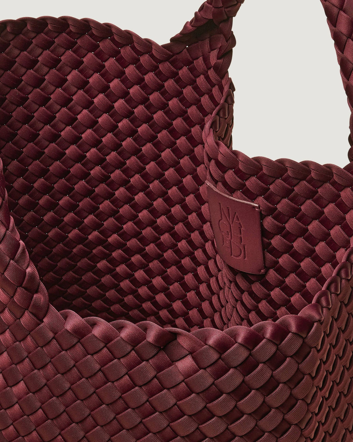 St. Barths Medium Tote - Bordeaux By Naghedi