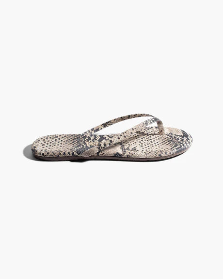 Lily Vegan in Sand Snake - Studio Exotic Sandal by Tkees