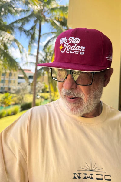 NMJC Structured Snapback - Burgundy with PR Flag by VP