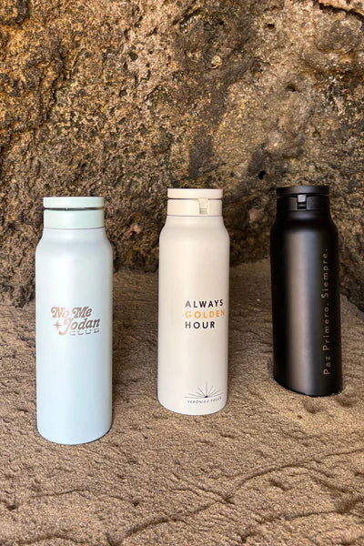 HydraGrip - Phone Magnet Water Bottle 24oz - Black NMJC by VP